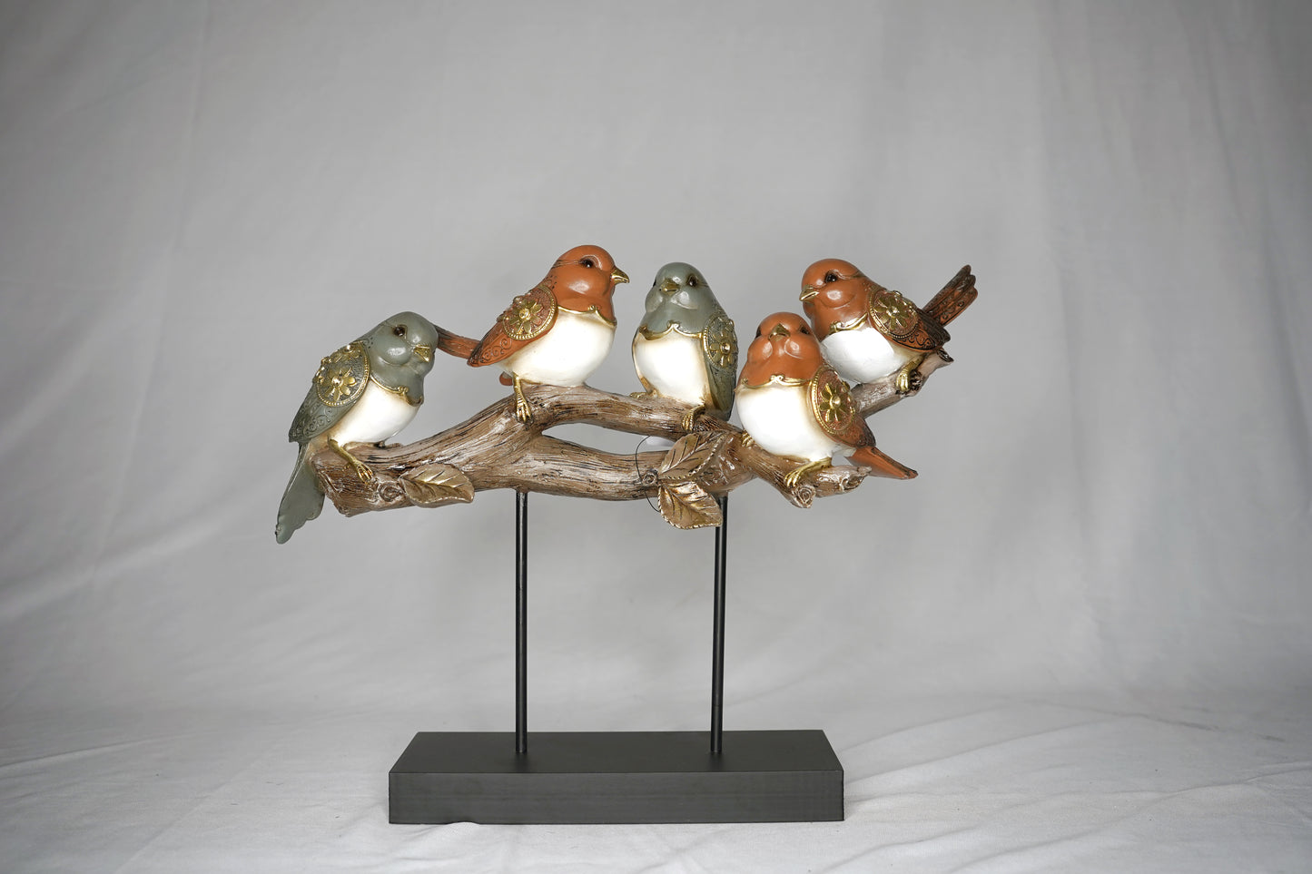 Golden Wings Bird Showpiece