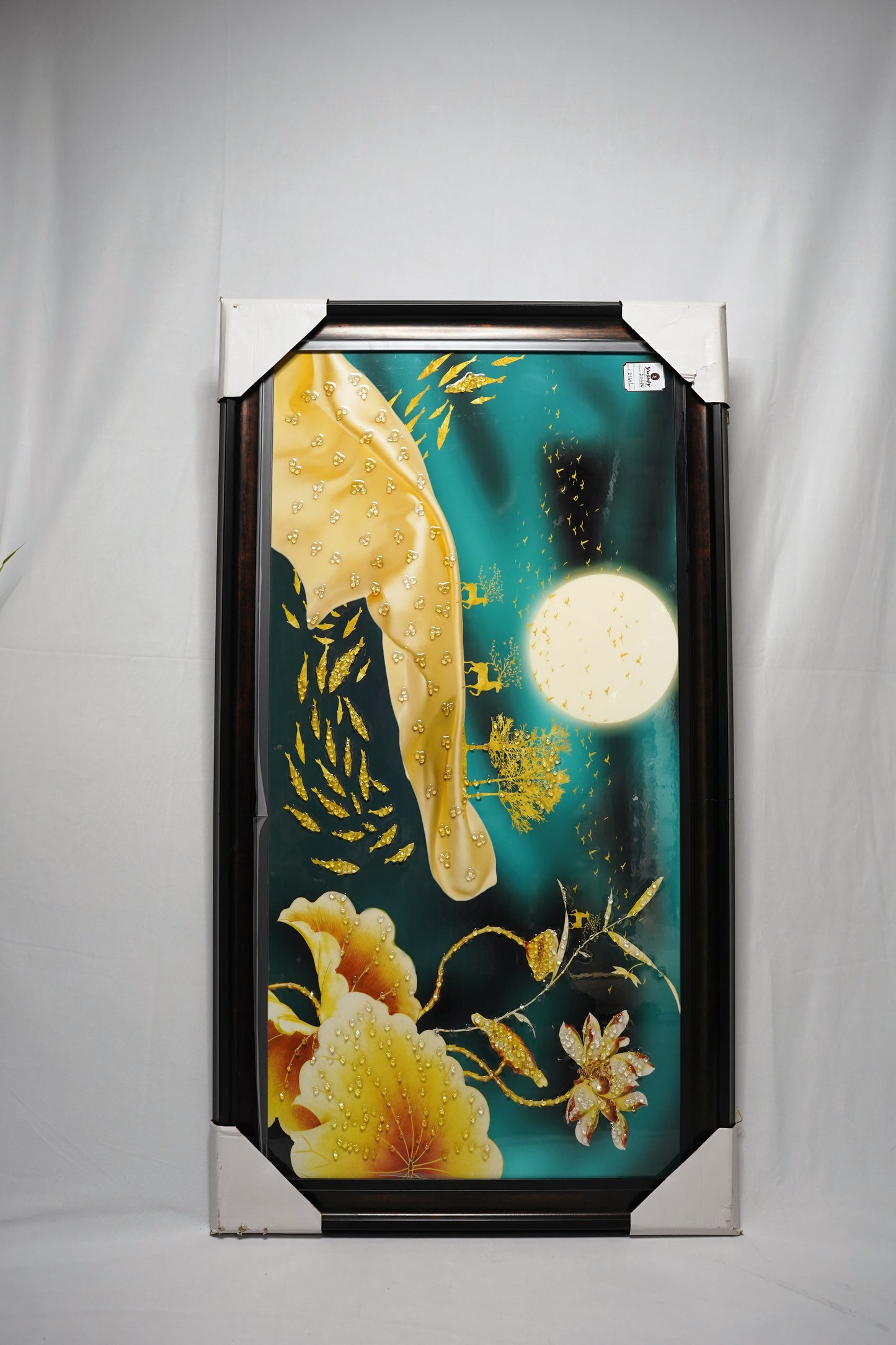 Golden Hues Wall Painting