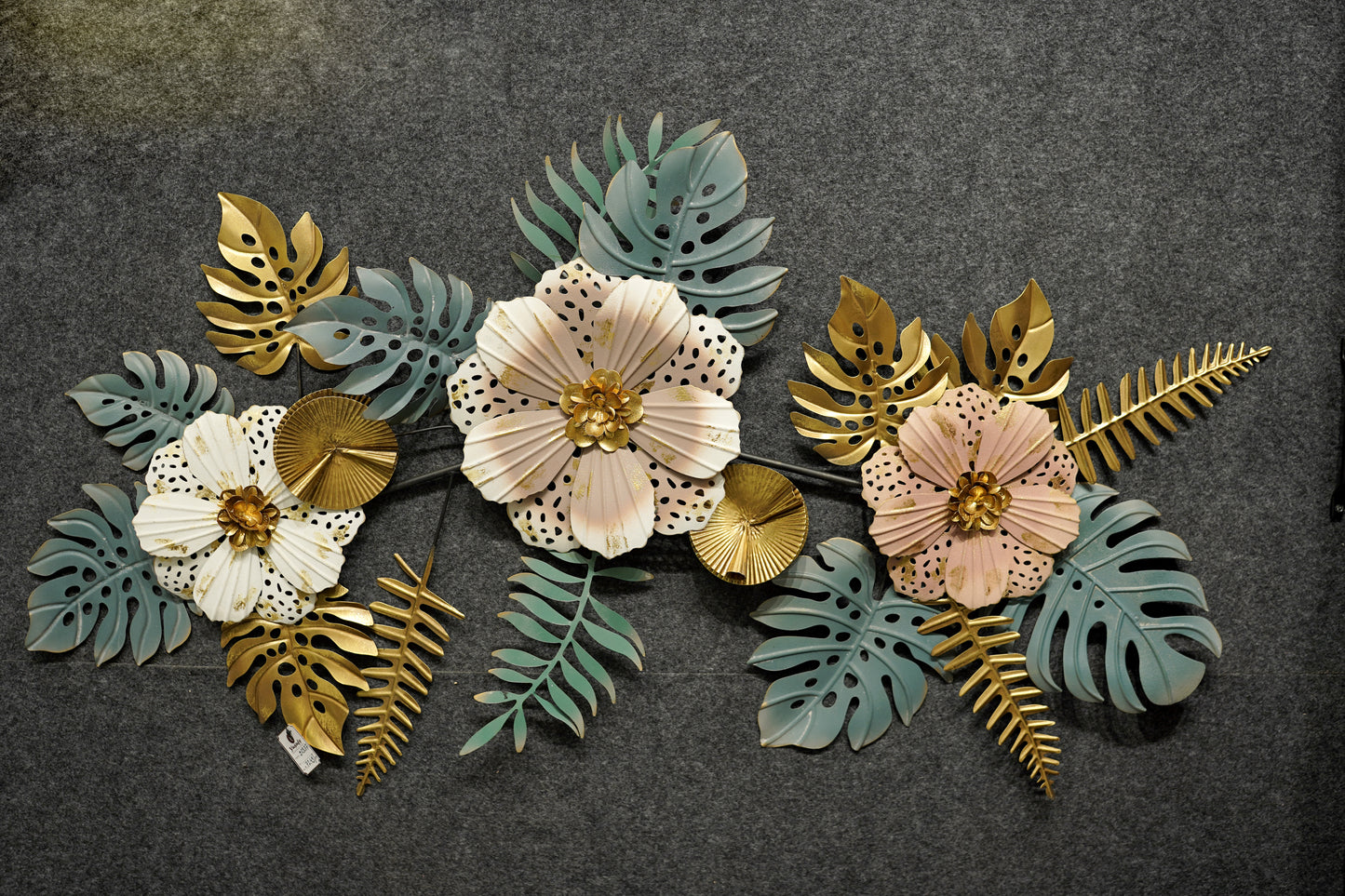 Floral Bloom Metal Wall Art