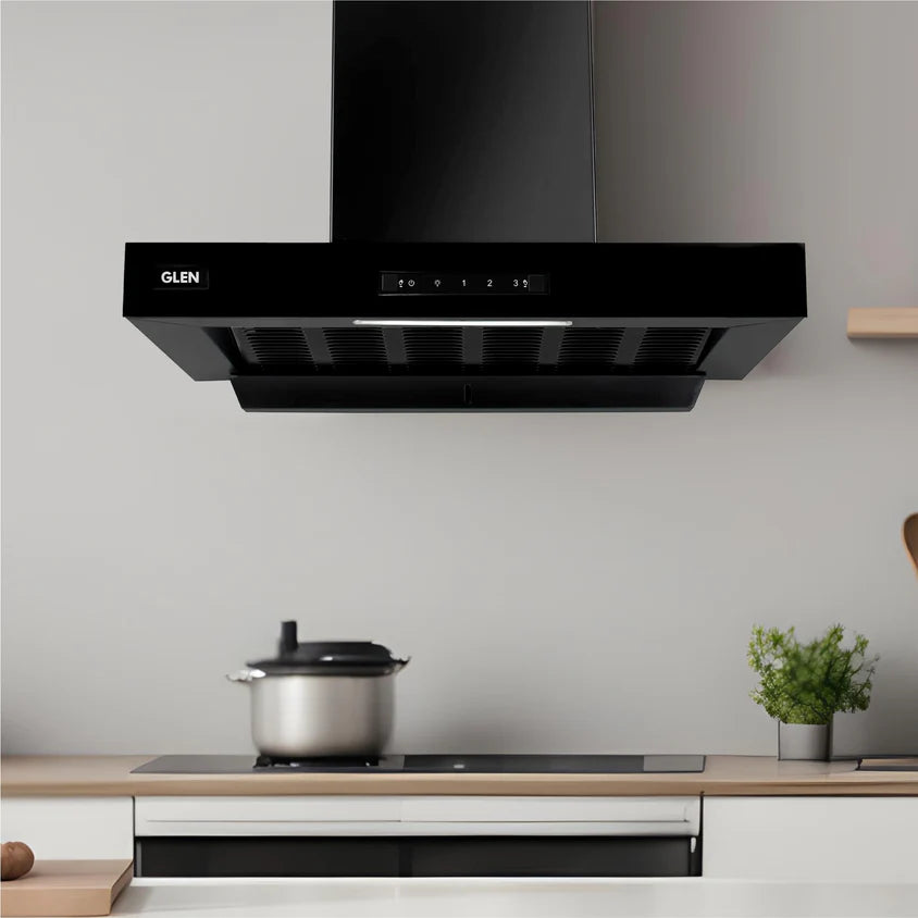 Auto Clean Filter less Kitchen Chimney, Motion Sensor with Touch Control 60cm, 1200 m3/h (CH6052SXBLAC60)