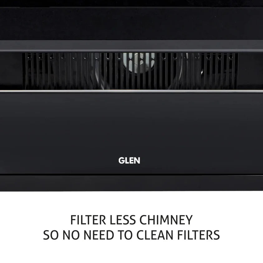 Auto Clean Glass Filterless Chimney with Motion Sensor 1400 m3/h 60/75/90cm (6073SXAC)