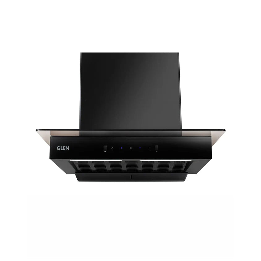 Auto Clean Glass Filter less Kitchen Chimney with Motion Sensor 1200 m3/h (6062 BL Auto Clean 90cm)