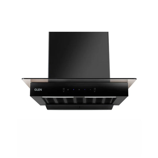 Auto Clean Glass Filter less Kitchen Chimney with Motion Sensor 1200 m3/h (6062 BL Auto Clean 90cm)