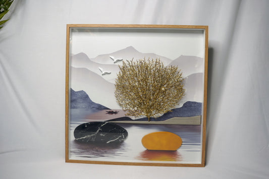 Blooming Bliss Wall Painting