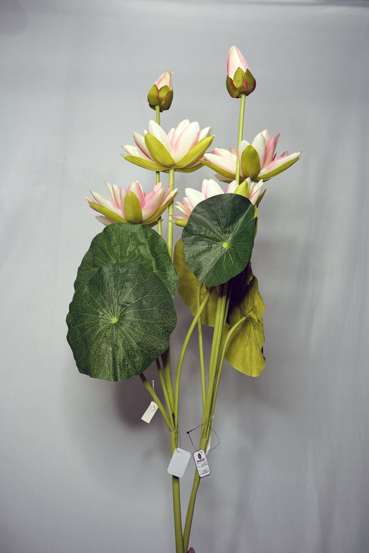 Elegant Lotus Silk Flower Arrangement