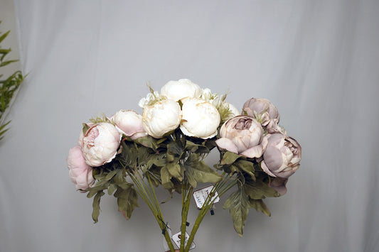 Artificial Peony Flower Bunch