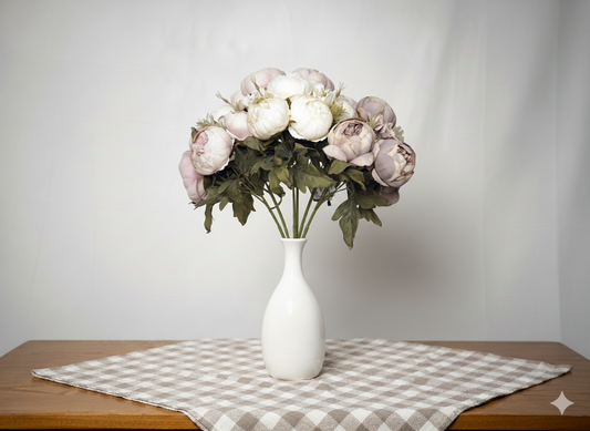 Artificial Peony Flower Bunch