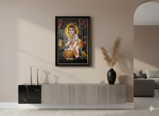 Krishna Blessings Wall Painting