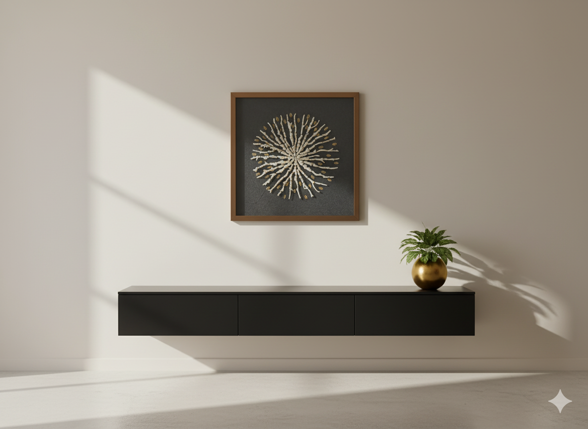 Modern Geometry Wall Painting