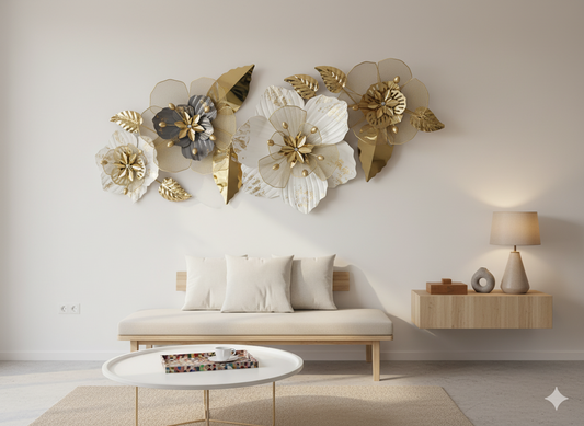 Beautiful Floral Metal Art