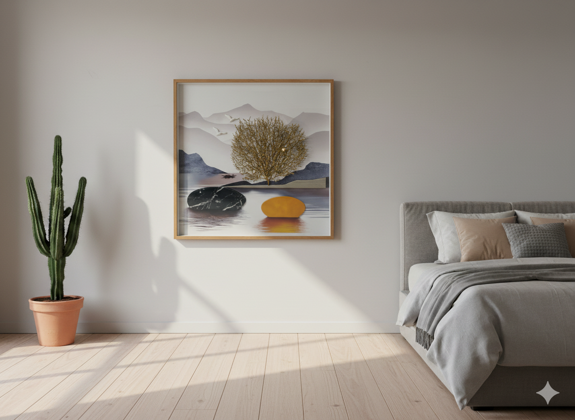 Blooming Bliss Wall Painting