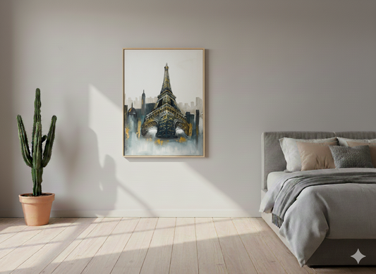 Paris Eiffel Tower Wall Painting