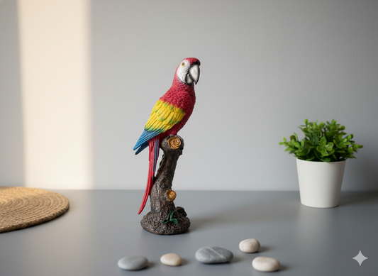 Luxe Feather Bird Sculpture