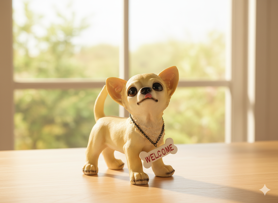 Cozy Corner Puppy Figurine